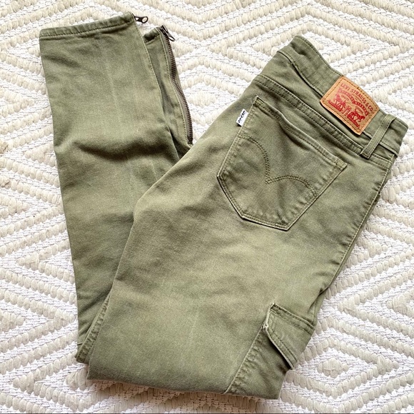 levi's 711 utility skinny ankle jeans